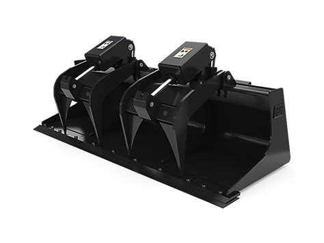 caterpillar skid steer grapple bucket